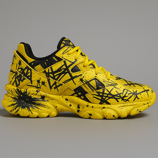 2030-35  Black & Yellow Graffiti